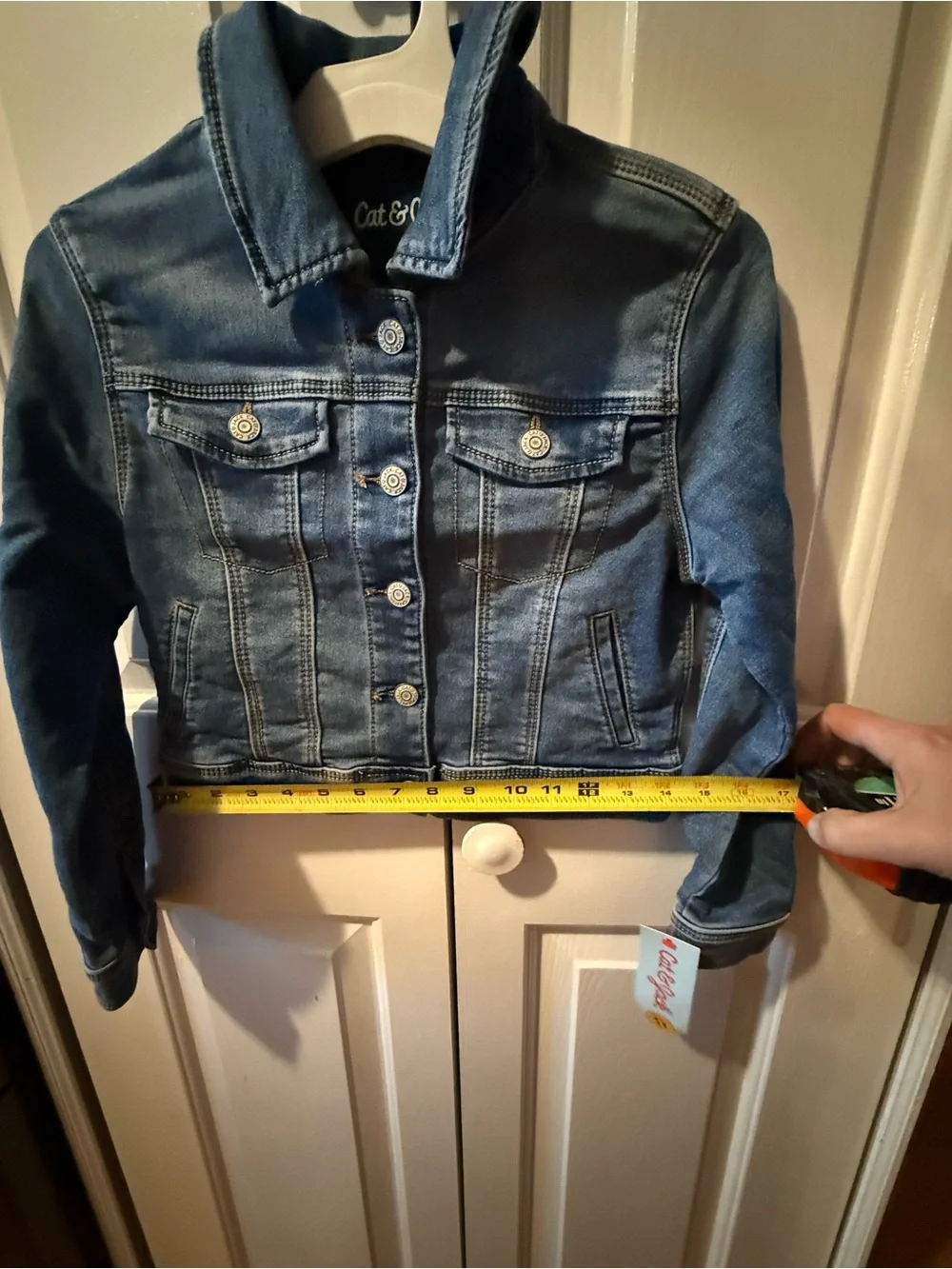 Cat & Jack Size Medium (8) Jean Jacket NWT Medium Wash